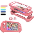 thumbnail image 1 of XIHAMA Switch Lite Case Protective Case for Nintendo Switch Lite, Case Compatible with Nintendo Switch Lite Hand Grip Case with Detachable TPU+Built-in PC Screen Protector & 2 x Thumb Grip Caps, 1 of 7