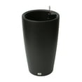 thumbnail image 2 of Algreen Modena Planter, 22-In. Round Taper Planter, Self-Watering, Matte Mocha, 2 of 2