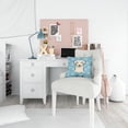 thumbnail image 4 of Winter Snowflake Dog Face Design Fabric Decorative Pillow, 4 of 4