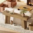 thumbnail image 4 of Tribesigns 70.9-Inch Long Console Table, Farmhouse Narrow Entryway Table Behind the Couch for Living Room,Natural, 4 of 7