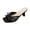 Black_022, variant on Kitten Heels for Women Dress Shoes with Bow Slip On Open Toe and Mesh Upper Pumps Elegant Sandals for 2026 Summer Casual Party Beige 7（EU-38）