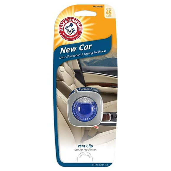 Arm & Hammer AH8200NEC Vent Clip Air Freshener New Car