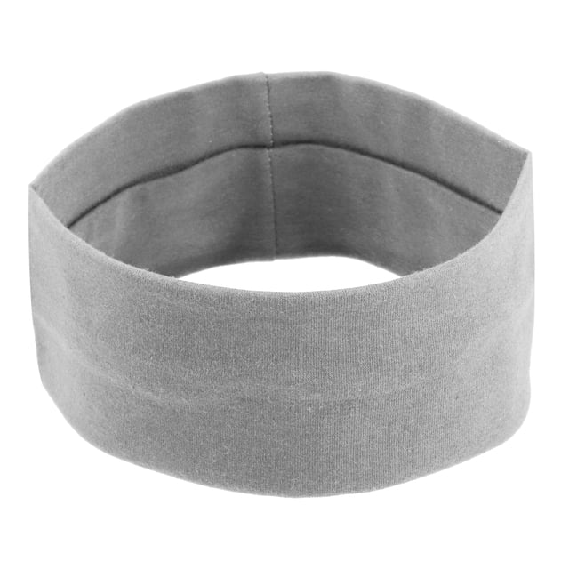 PCS Diademas, Bandas para el sudor, Diadema elástica que absorbe la humedad, para deportes, Algodón, Gris