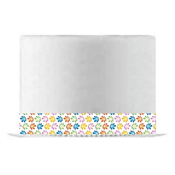 Rainbow Blossom Edible Cake Decoration Ribbon -6 Slim Strips