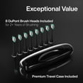 thumbnail image 7 of AquaSonic Black Series Electric Toothbrush - Rechargeable, 4 Modes, Travel Case, 8 Brush Heads, 7 of 7