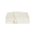 thumbnail image 1 of WELLBEING Ivory Solid 300 Thread Count King \ California King Sheet Set, 1 of 4