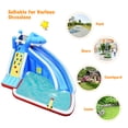 thumbnail image 5 of Infans Inflatable Water Slide shark Bounce House Castle Splash Water Pool W/750W Blower, 5 of 7