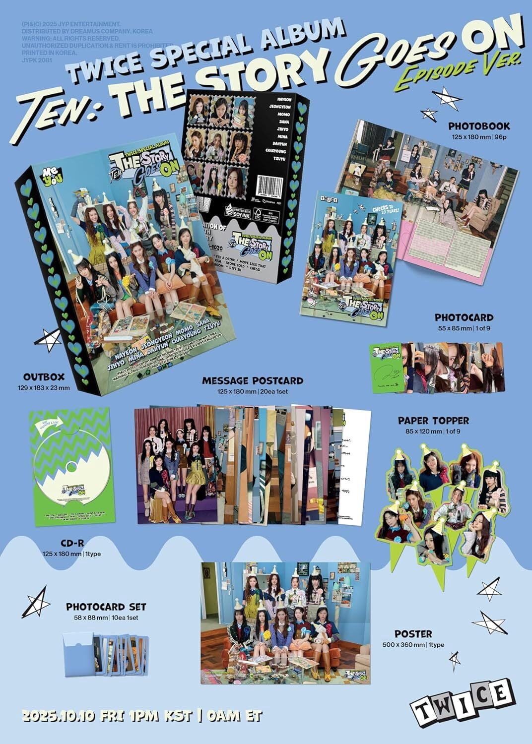 Twice - TEN: The Story Goes On [Episode Ver.] - Music & Performance - CD