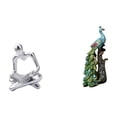 thumbnail image 6 of CoudarTitie Elegant Abstract Peacock Thinker Sculpture Figurine for Living Room Bedroom Office Tabletop Bookshelf Home Decoration Collection, 6 of 8
