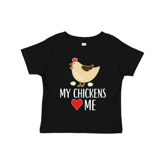 Inktastic My Chickens Love Me Boys or Girls Toddler T-Shirt