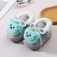 thumbnail image 4 of Dakaela 3M-12M Baby Cotton Shoes Cute Bear Warm Soft Winter First Walking Shoes Indoor Outdoor House Booties, 4 of 5