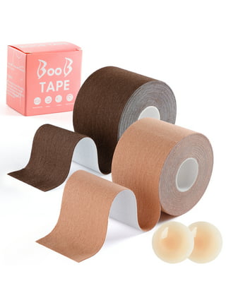 Perfect Sculpt Beige I Black Boob Tape - Safe on All Fabric & Clothes - Bra  Alternative for All Breast Sizes to Provide Lifting & Push up Appearance