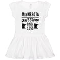 thumbnail image 3 of Inktastic Minnesota Awesome Since 1858 Girls Toddler Dress, 3 of 5