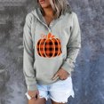 thumbnail image 2 of Sudaderas de Acción de Gracias Para Mujer, Manga Larga, Estampado Informal, Cuello Redondo, Capucha Suelta, Bolsillo Con Cordón, Tops Odeerbi ODB203674, 2 of 4