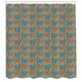 thumbnail image 3 of Ambesonne Ethnic Shower Curtain, Sketched Rough Grass Herbs, 69"Wx75"L, Pale Reseda Green Grey, 3 of 3