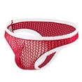 thumbnail image 2 of EOYWHK Lace Thongs for Men G-String Thong Silk Soft T Back Stretch String Low Rise Brief Underwear Couples Sleepwear Nightwear, 2 of 4
