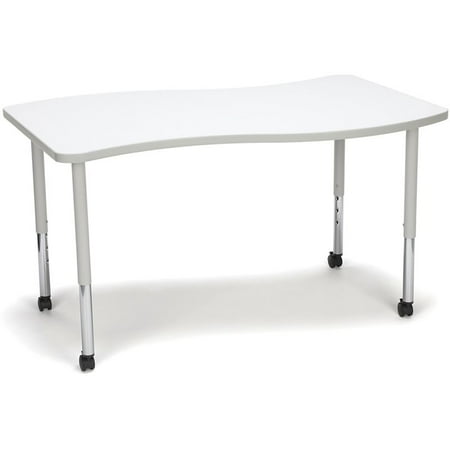 Adapt Series Large Wave Standard Table 25 33 Height Adjustable
