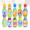 thumbnail image 4 of Bowling Play Set Pu Assorted Color Kids Indoor Activities Family Interaction 1 Set, 4 of 9