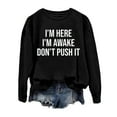 thumbnail image 3 of SIYUDAN Women’S Sweatshirt Sweat Shirts Women Long Sleeve Long Sleeve Pullover Tops for Women Black Pullover Adult Sweatshirt for Woman Womens Fall Clothing College Wear, 3 of 3