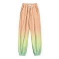 thumbnail image 3 of ShomPort Womens Baggy Sweatpants Casual Fall Gradient Color High Waist Pants with Pockets Activewear, 3 of 5