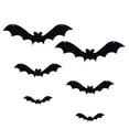 thumbnail image 4 of YiFudd Halloween Bat Hanging Garland, Glow-in-the-Dark Luminous Wall Decor for Indoor Outdoor Party Background, 71in, 4 of 7