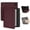Wine red, variant on Fabric Case for Libra Color Cover 7 inch Ebook Ereader Case Replacement