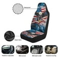 thumbnail image 5 of Yuyamidu Eagle Car Front Seat Covers Waterproof Breathable Front Seat Cover Auto Interior Accessories 2 Pcs Set Protection Interior Accessories Universal Fit Most Cars, 5 of 7