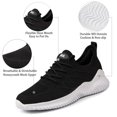 thumbnail image 4 of Zapatillas Akk Lady Slip de malla transpirable para correr, negras, para mujer 9, 4 of 7