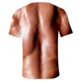 thumbnail image 3 of Nufasion Camiseta 3d para hombre Culturismo Camisa muscular simulada Piel desnuda Pecho Músculo Camiseta Manga corta, 3 of 4