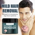Men's Facial Hair Removal Cream for Beard Chin Hairline Underarm Chest