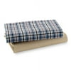 Ticklicious - Caden Collection Sheets, Khaki and Blue Plaid