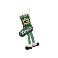 thumbnail image 2 of 2023 Christmas Stocking Christmas Tree Hanging Decor Multipurpose Holiday Cute Reusable Christmas Socks Ornament Xmas Pendant Black Green Plaid, 2 of 9