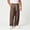 Coffee, variant on Men's Pants Loose Fit Drawstring Pants with Side pockets Streetwear Lightweight Pants for City Walk
