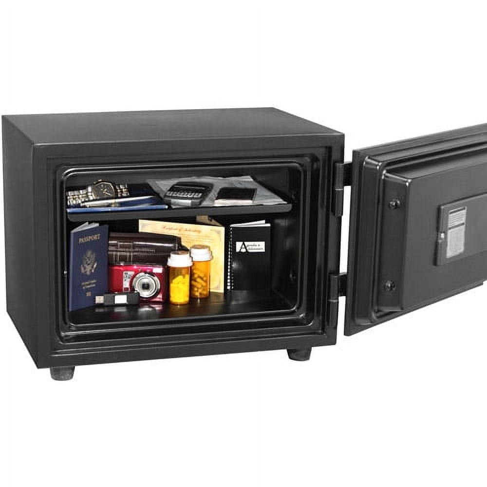 Honeywell Safes, 0.6 Cu ft, Water-Resistant Steel Fire and Security Safe Dual Digital Lock Key, 2113