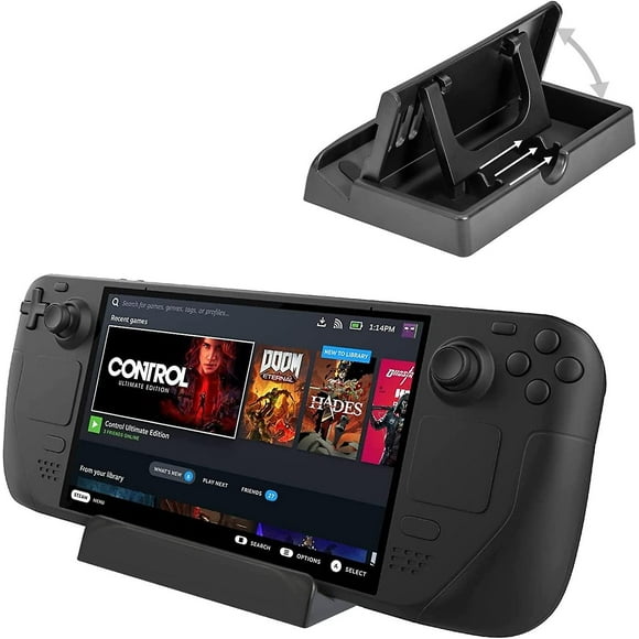 Stand Base Compatible For Valve Steam Deck, Switch, Portable Foldable 3 Angle Level Adjustable Holder Stand