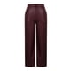 thumbnail image 4 of Pincandy Women's Solid Color Casual Pants with Leather-Look Buttons - Elastic Waist, Zipper Fly, Loose Wide Leg Fit with Pockets, Stylish Addition to Your Wardrobe, 4 of 7