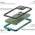 thumbnail image 4 of Decase for iPhone 14 Pro Max Case Waterproof, Compatible with Magsafe Magnetic Protective iPhone 14 Pro Max Case Magnet Shockproof Full Body Clear with Screen Protector,Blue, 4 of 12