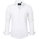thumbnail image 3 of J.VER Camisas de vestir para hombre, camisa formal de manga larga, elástica, sin arrugas, informal, con botones, 3 of 4