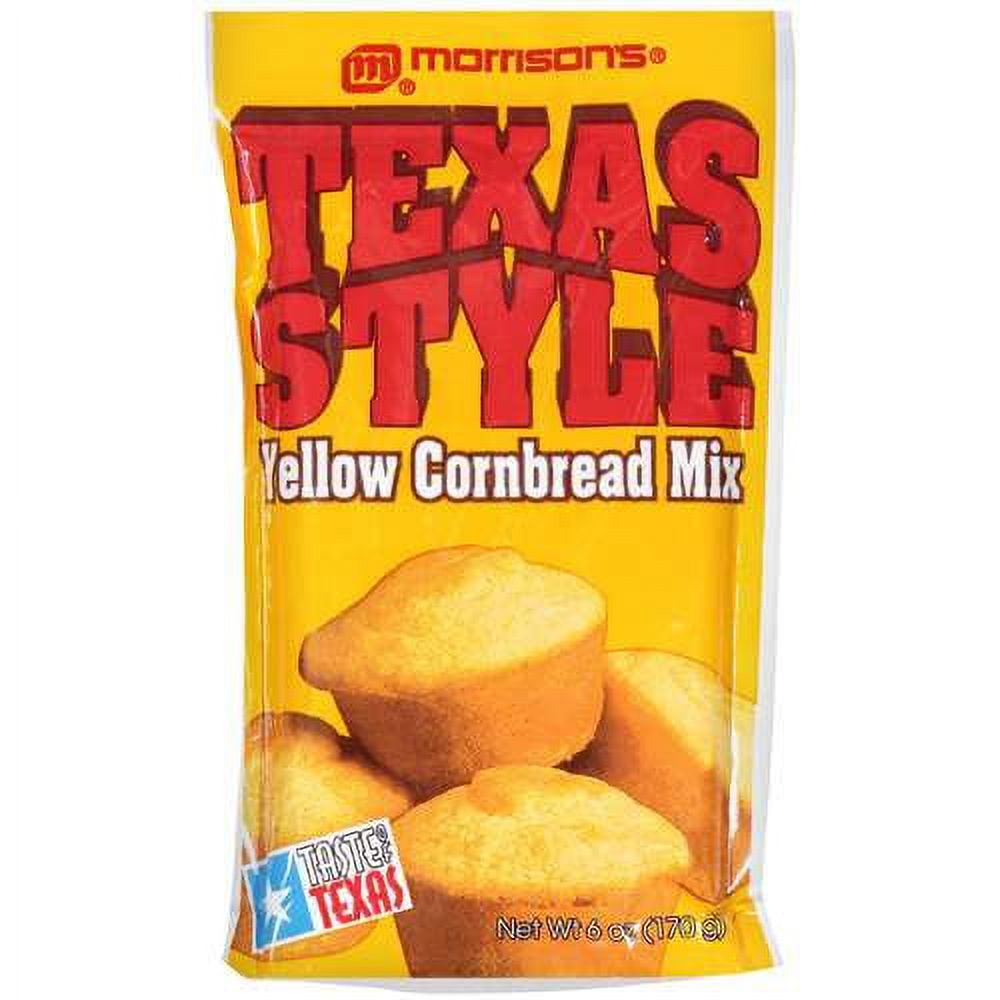 (4 pack) Morrison's Authentic Texas Style Cornbread Mix, 6 oz