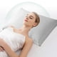 thumbnail image 4 of Almohada de colchón duradera, cojín bordado, alta resiliencia, no se deforma, de larga duración, para un sueño cómodo, almohada ortopédica, soporte lumbar, para el hogar, la oficina, el, 4 of 9