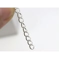 thumbnail image 4 of U8MO 100 Extended Extension Jewelry Chains Tail Links Jewellery Finding Silver Gold-Gunmetal, 4 of 9