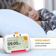 thumbnail image 3 of Mitoart Kids Alarm Clock - OK to Wake Clock for Toddlers,7 inch Sleep Training Clocks with Red/Green Lights, 8 Natural Sounds & 2 Levels Educational Alarm Clock for Kids., 3 of 9