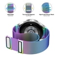 thumbnail image 6 of MSHUN Metal Band Compatible with Samsung Galaxy Watch 5 40mm 44mm/Watch 5 Pro LTE/Galaxy Watch 4 40mm 44mm/Watch 4 Classic 42mm 46mm, No Gap Mesh Loop Magnetic Bands Adjustable Strap (Colorful), 6 of 6
