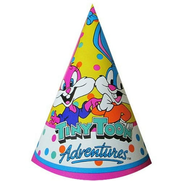 Tiny Toon Adventures Vintage 1992 Cone Hats (8ct)