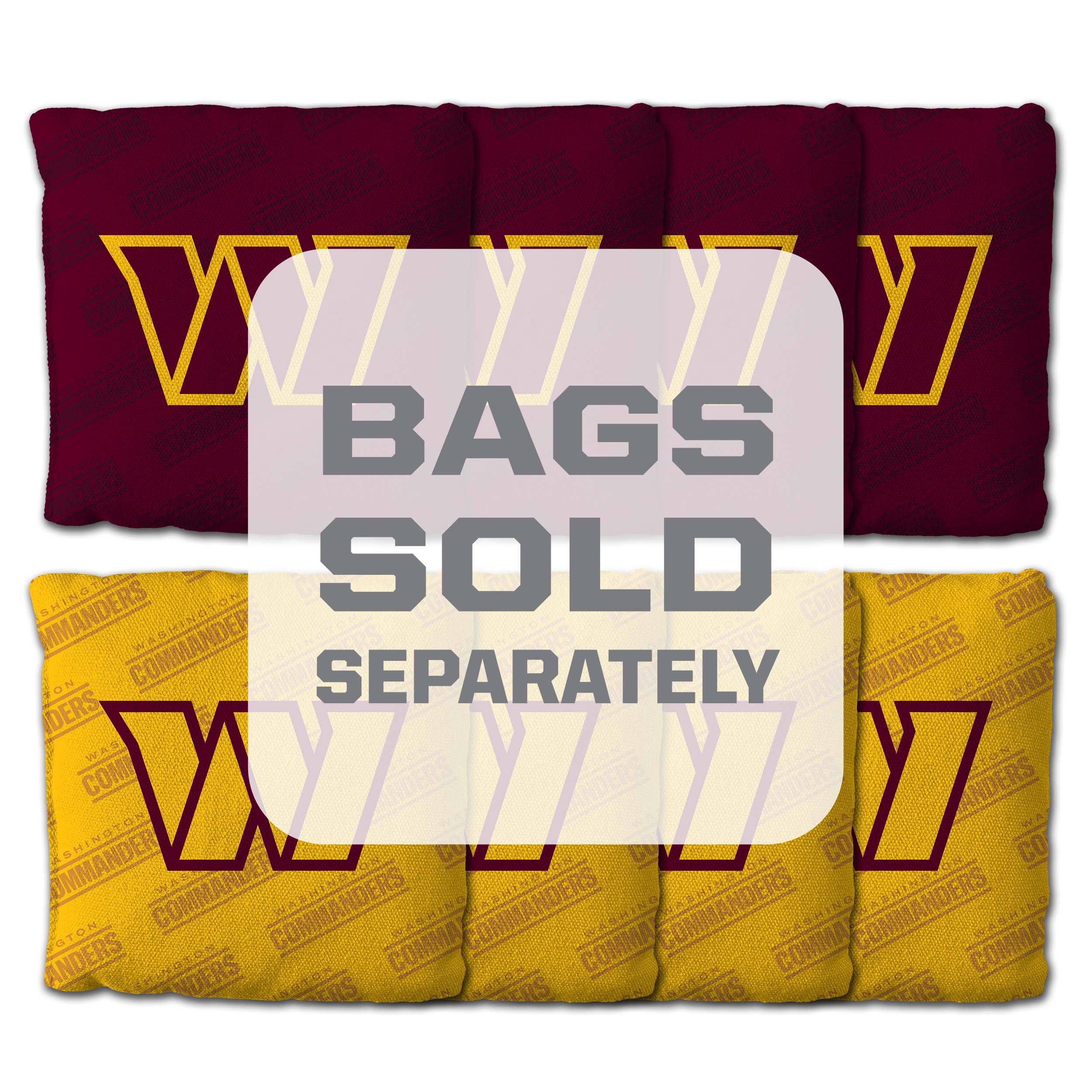 YouTheFan NFL Washington Commanders 2x4 Slogan Series Cornhole NO BAGS