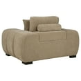 thumbnail image 4 of Octavia Upholstered Track Arm Accent Chair Camel, 4 of 8