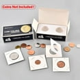 450Pcs Coin Holders Cardboard Coins Flips 2x2, 9 Sizes Collection
