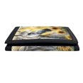 thumbnail image 5 of FUIALDOLG Kids Trifold Wallet White Horse Butterfly Art Compact Trifold Card Wallet for Outdoor, Polyester Foldable Youth Wallet, 5 of 6