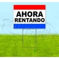 thumbnail image 1 of Ahora Rentando (18" x 24") Yard Sign, Includes Metal Step Stake, 1 of 6