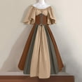 thumbnail image 2 of Tqyyweavej Costume Renaissance pour Femmes Robe Médiévale Manches Bouffantes Robe Renaissance Irlandaise Costumes d'Halloween pour Femmes, 2 of 3